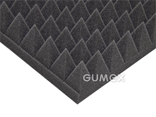 LÄRMSCHUTZISOLIERUNG MIT PYRAMIDEN-BOSSE 506 SONIQUE MIT SELBSTKLEBEMATERIAL